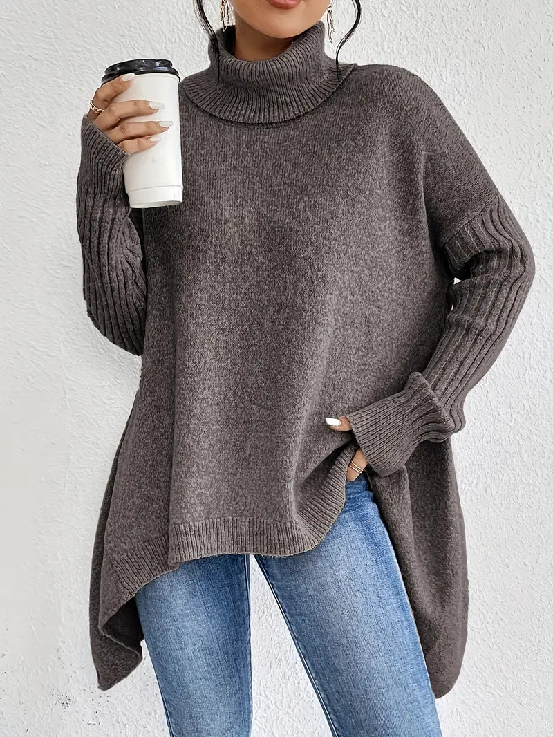 Elena | Warm Women’s Turtleneck Sweater with Comfort Fit