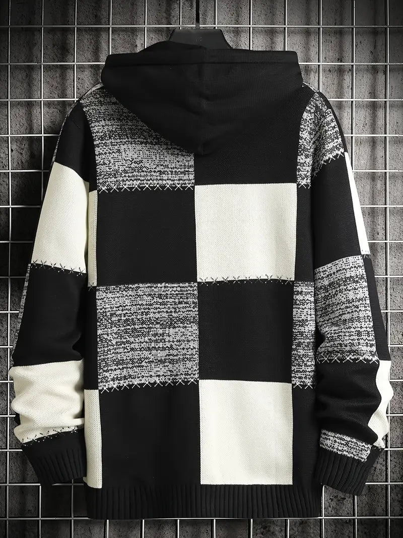 Cassian | Comfortable Knit Sweater with Fashionable Hoodie