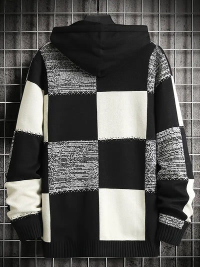 Cassian | Comfortable Knit Sweater with Fashionable Hoodie