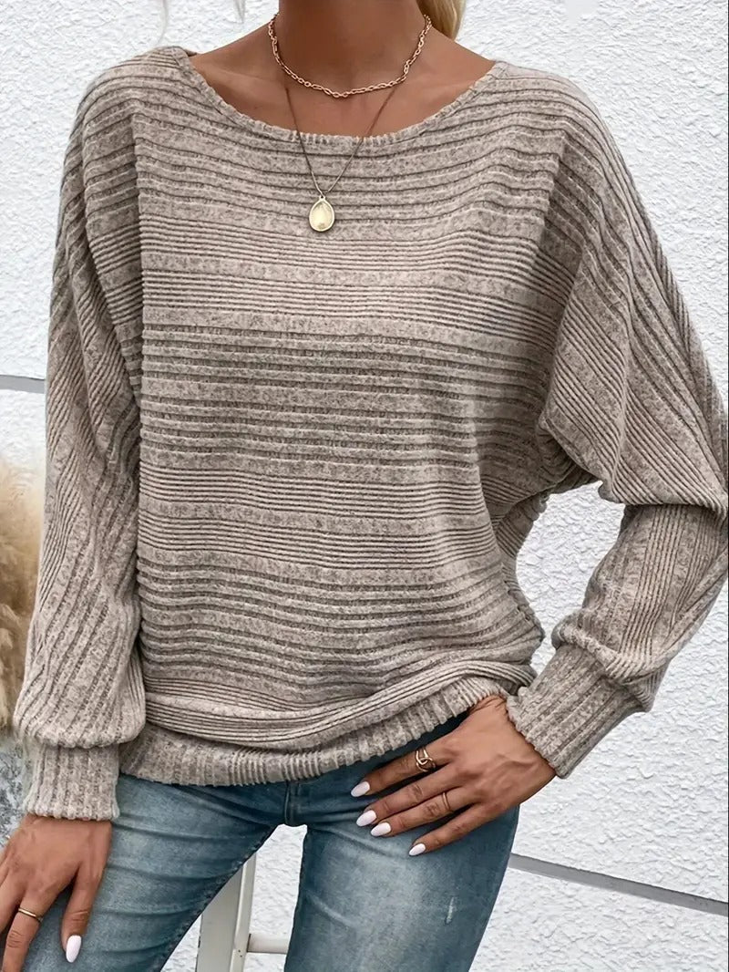 Josefine | Relaxed, Solid Color Sweatshirt with Wide Sleeves