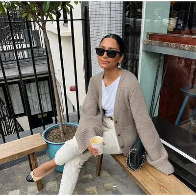 Elma | Classic Knitted Women's Cardigan
