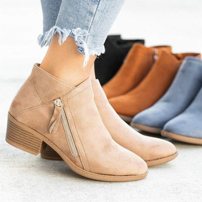 Amara | Elegant Suede Boots for Women