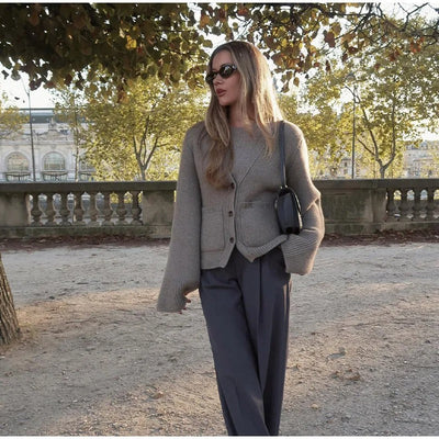 Elma | Classic Knitted Women's Cardigan