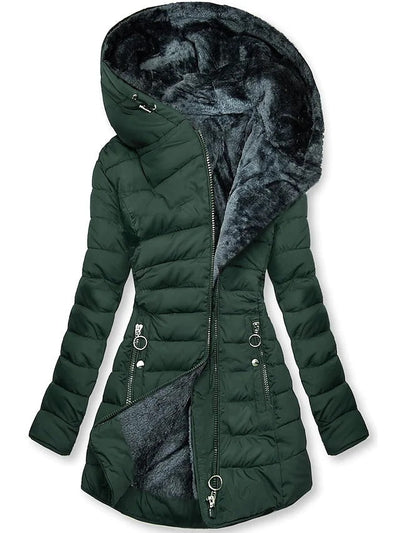 Selena | Plush Hooded Coat for Women in Winter Style