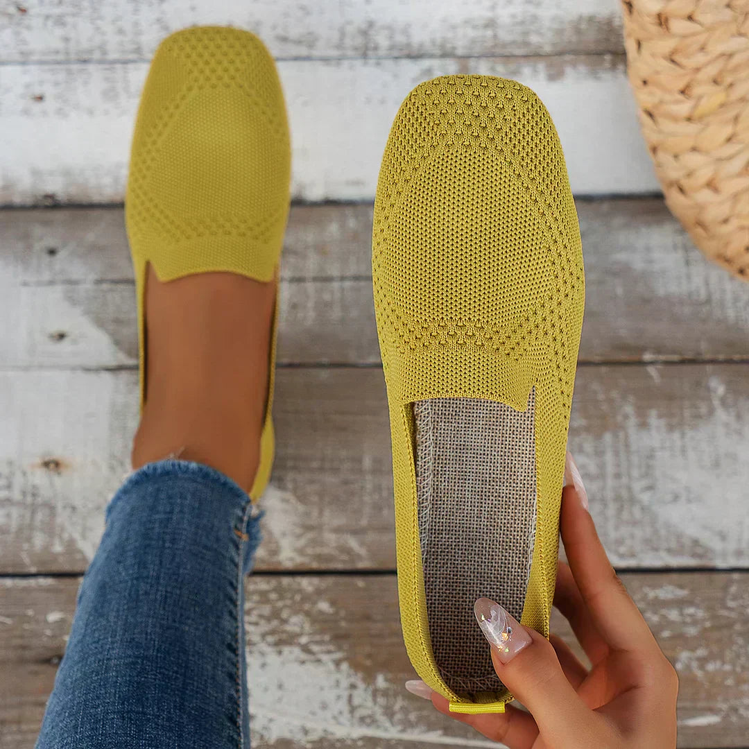 SOPHIA | Woven Orthopedic Moccasins Shoes