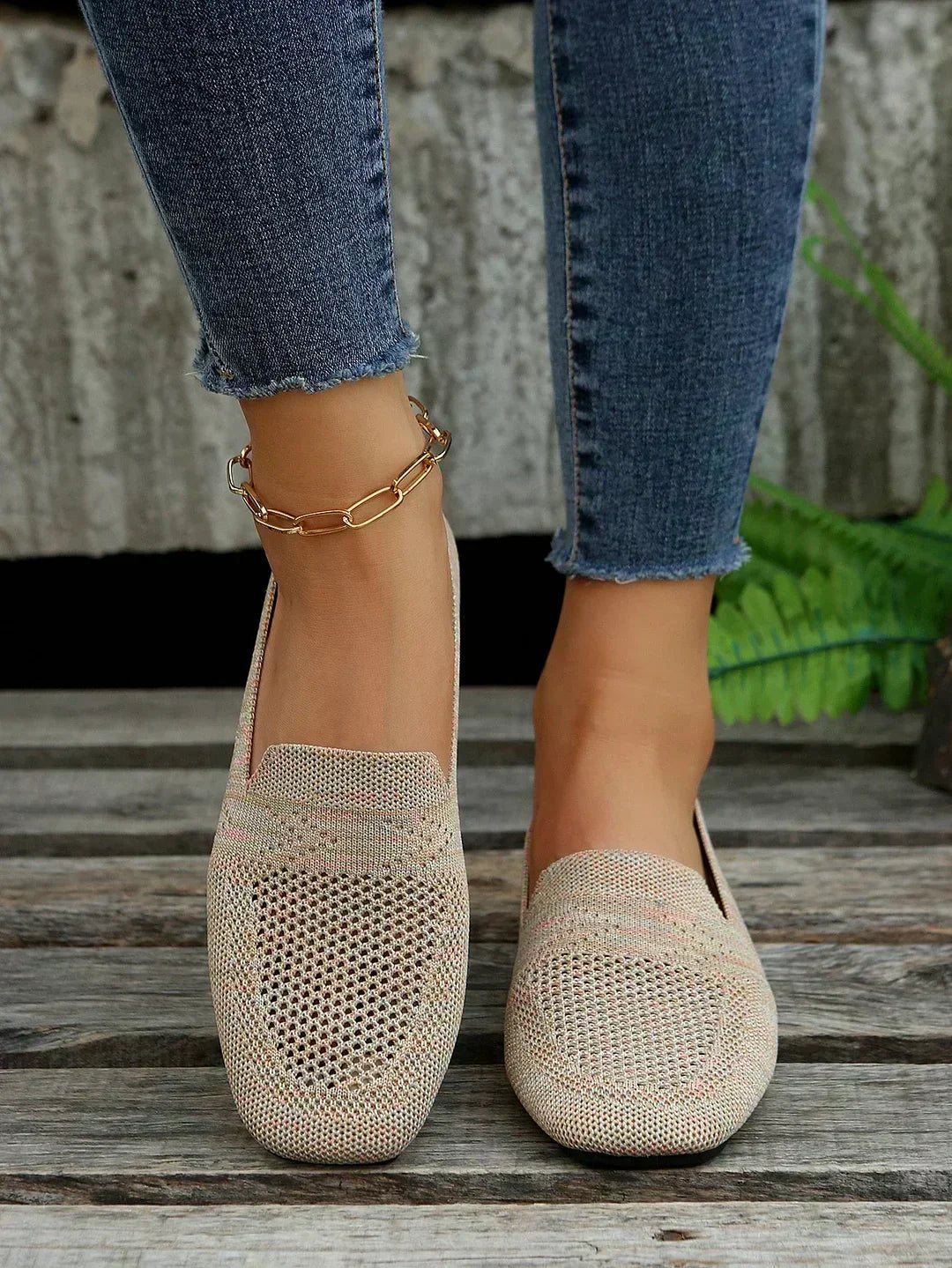 SOPHIA | Woven Orthopedic Moccasins Shoes