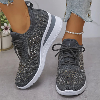 ISADORA | Orthopedic Sneakers with Rhinestone Details