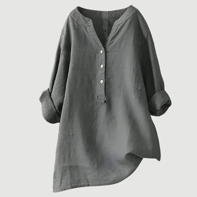 ELINA | Breezy Comfortable Button-Up Shirt for Women