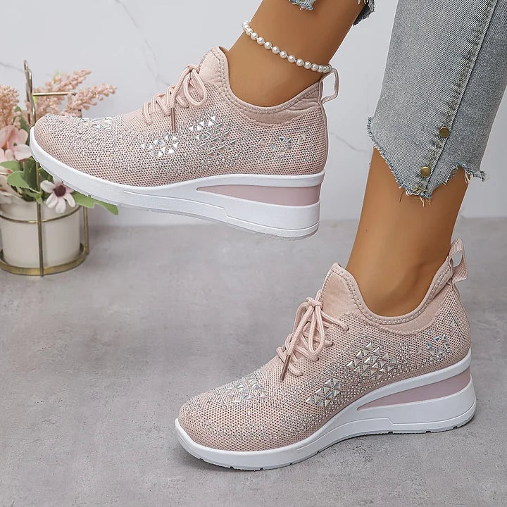 ISADORA | Orthopedic Sneakers with Rhinestone Details