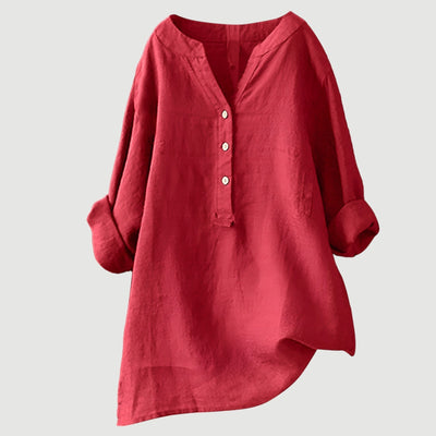 ELINA | Breezy Comfortable Button-Up Shirt for Women