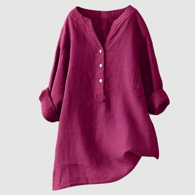 ELINA | Breezy Comfortable Button-Up Shirt for Women
