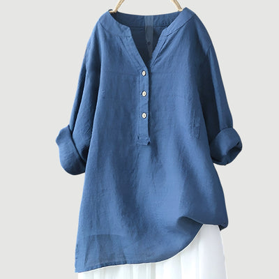 ELINA | Breezy Comfortable Button-Up Shirt for Women