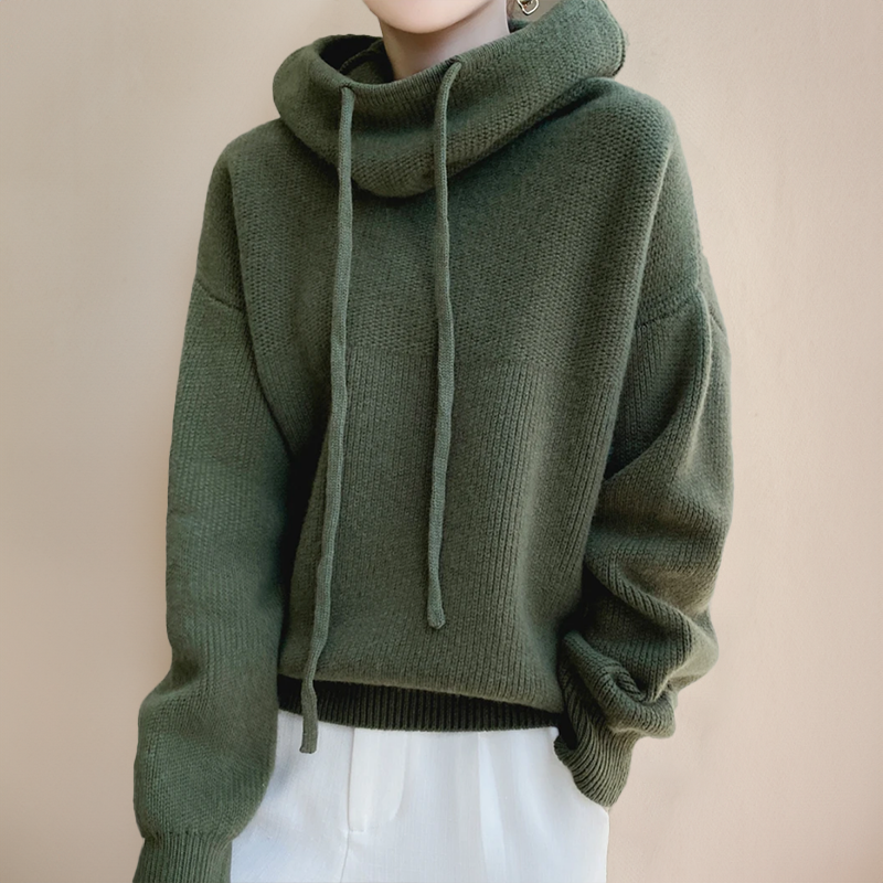 ELISE | Warm Turtleneck Sweater in Pure Wool