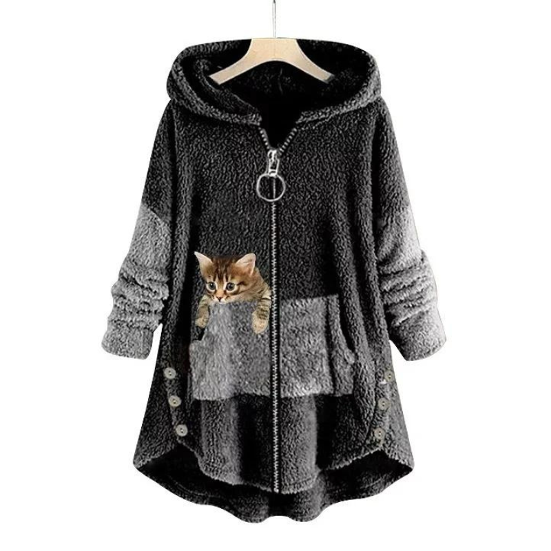 Stella | Fluffy Winter Hoodie with Warm Hood