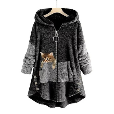 Stella | Fluffy Winter Hoodie with Warm Hood