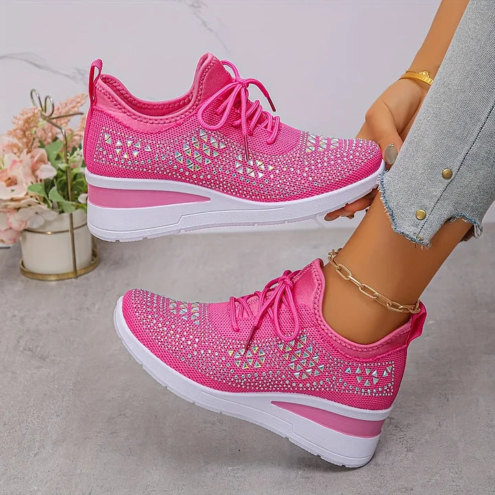 ISADORA | Orthopedic Sneakers with Rhinestone Details