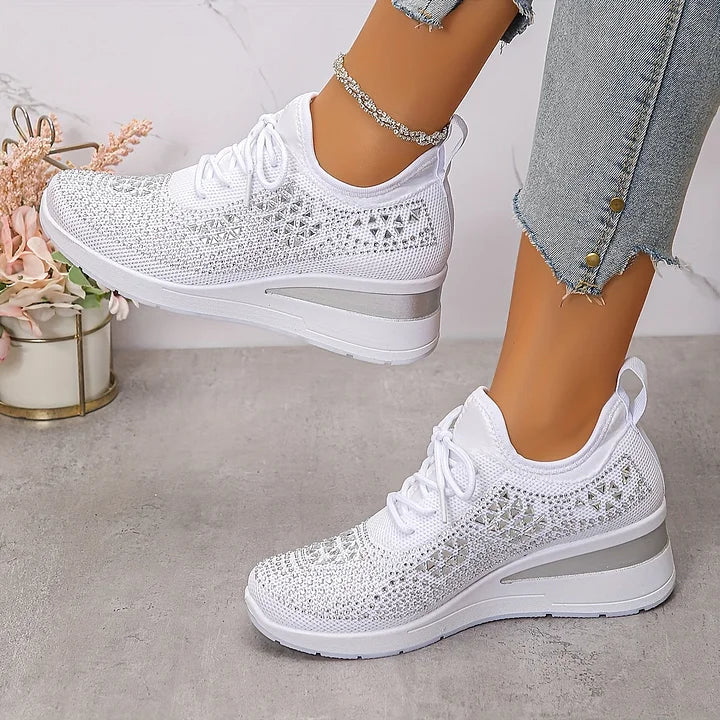 ISADORA | Orthopedic Sneakers with Rhinestone Details