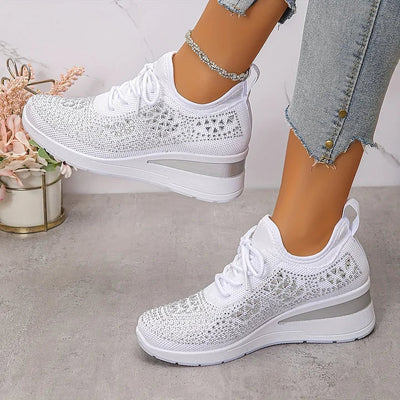 ISADORA | Orthopedic Sneakers with Rhinestone Details