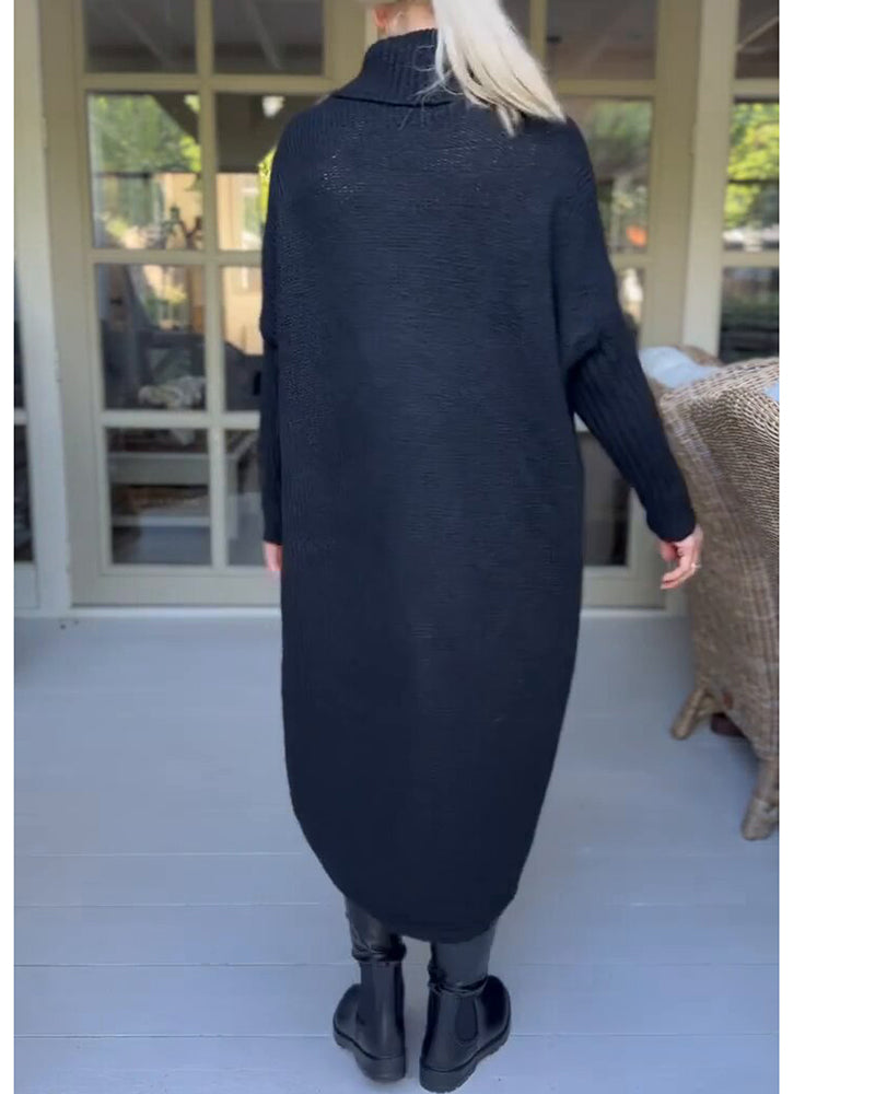 Elodie | Cozy Sweater with Stand Collar and Long Sleeves