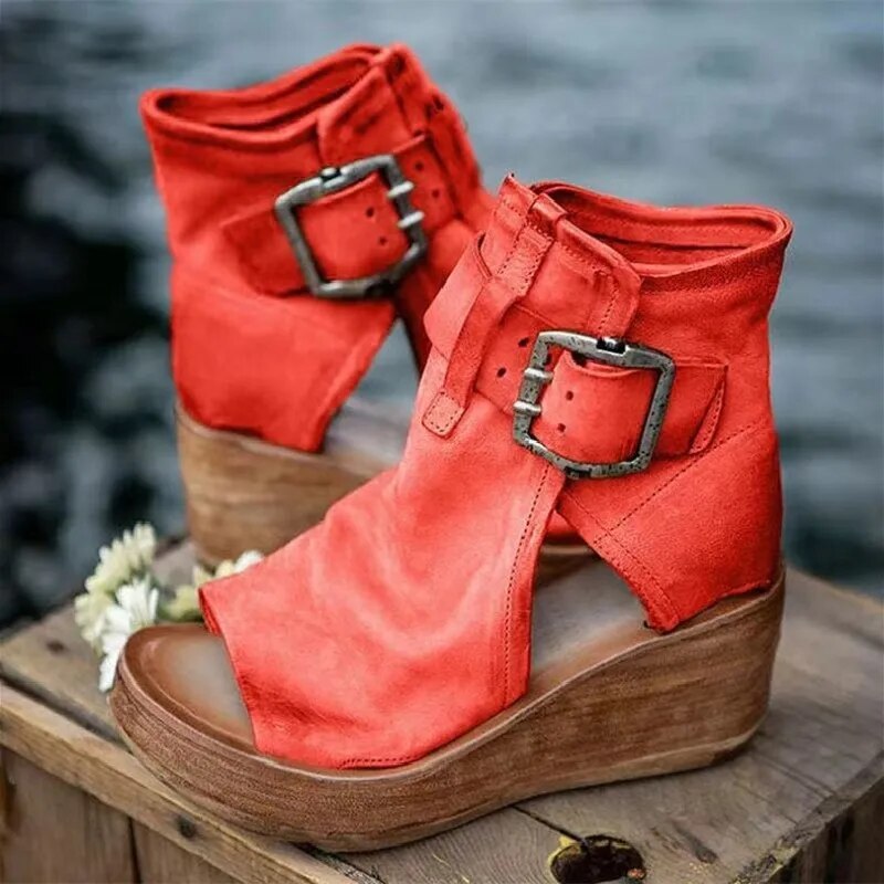 EMMA | Orthopedic Vintage Style Wedge Heels