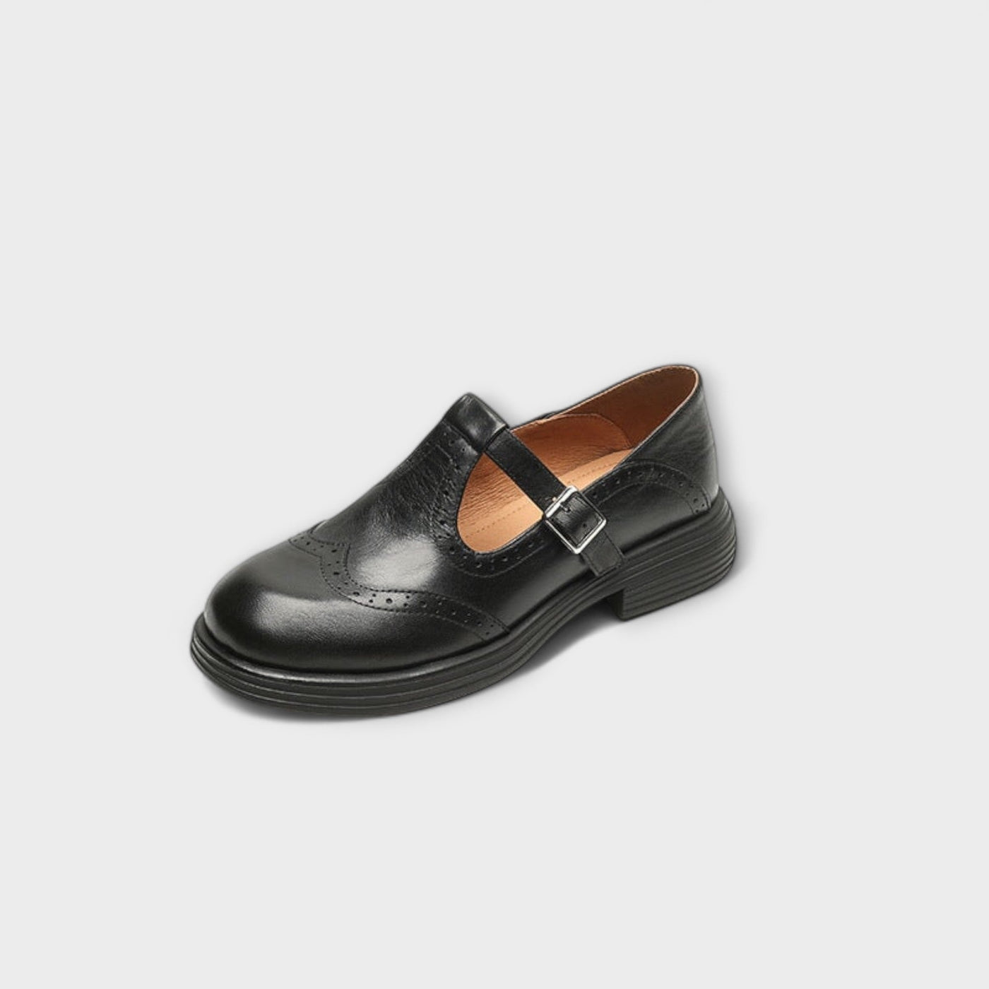 MALVIN | Classic T-Strap Leather Shoes for Men