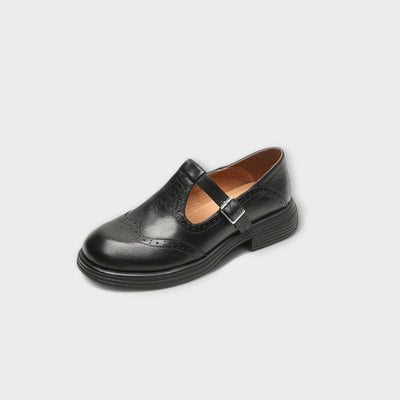MALVIN | Classic T-Strap Leather Shoes for Men