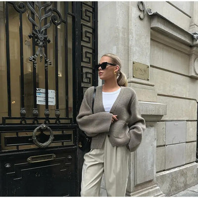 Elma | Classic Knitted Women's Cardigan