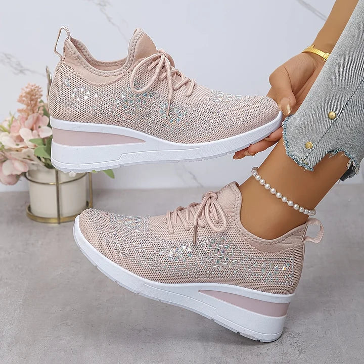 ISADORA | Orthopedic Sneakers with Rhinestone Details