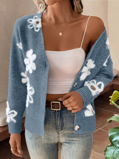 Julia | Floral Cardigan for Feminine Looks