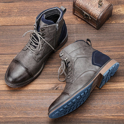 EDRIC | Classic Brogue Boots in Heritage Style