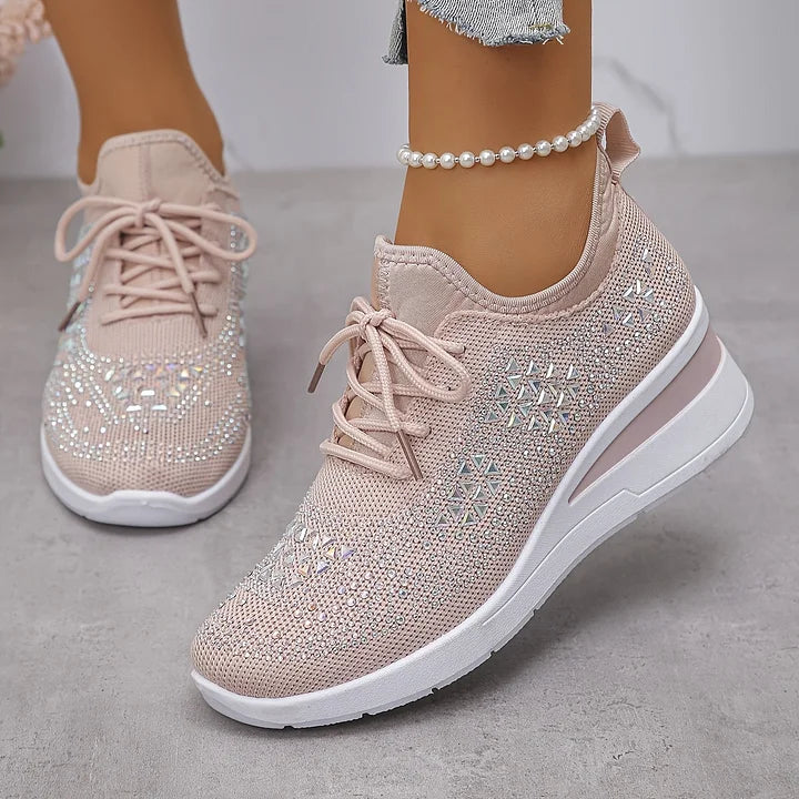 ISADORA | Orthopedic Sneakers with Rhinestone Details