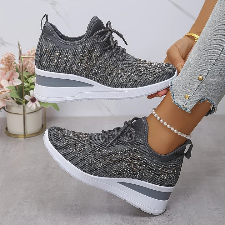 ISADORA | Orthopedic Sneakers with Rhinestone Details