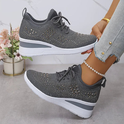 ISADORA | Orthopedic Sneakers with Rhinestone Details