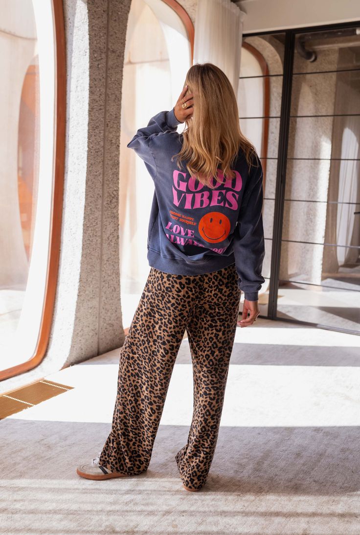 LENA | The Leopard Print Sweatpants