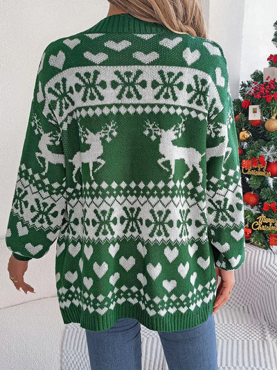 Ethan | Christmas Knit Cardigan Sweater
