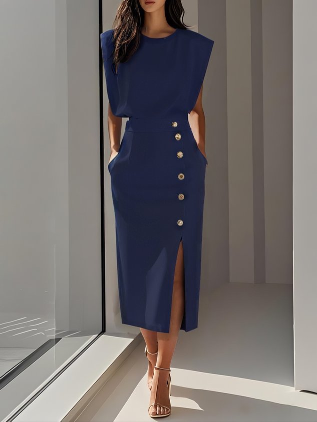 Selina | Stylish Women’s Casual Dress with V-Neckline