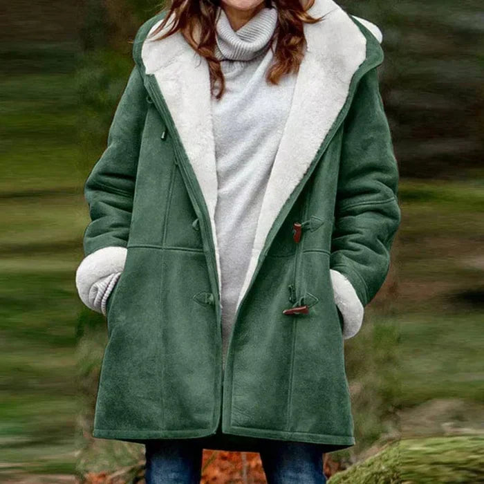 Lena | Women’s Hooded Coat – Casual & Comfortable