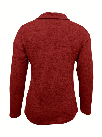 Selina | Elegant Women’s Top with Subtle Zipper Detail