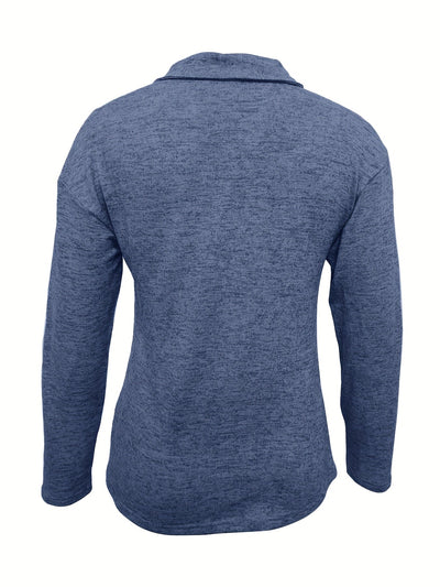 Selina | Elegant Women’s Top with Subtle Zipper Detail