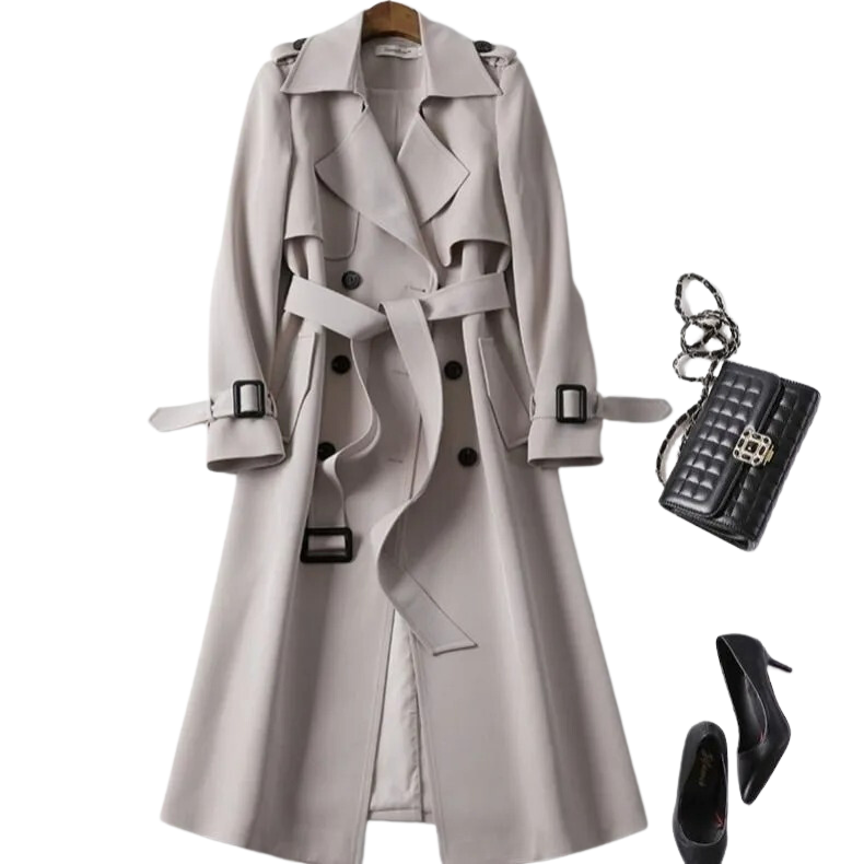 ISLA | Classic Belted Trench Coat for Women