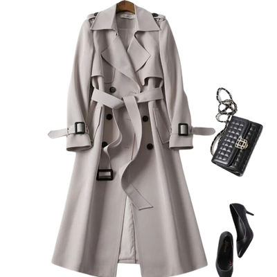 ISLA | Classic Belted Trench Coat for Women
