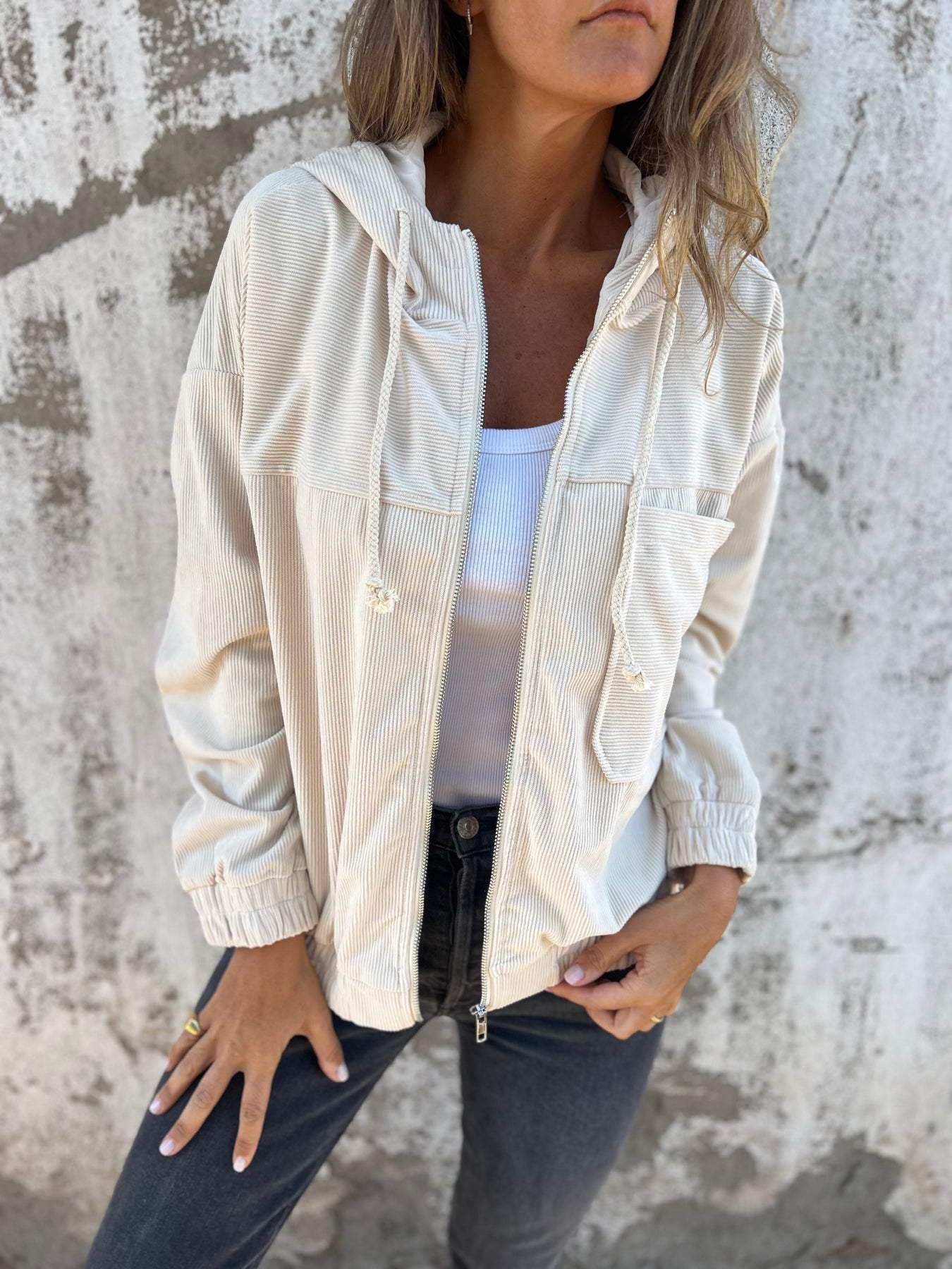 Ariellee | Hoodie Jacket with Zipper