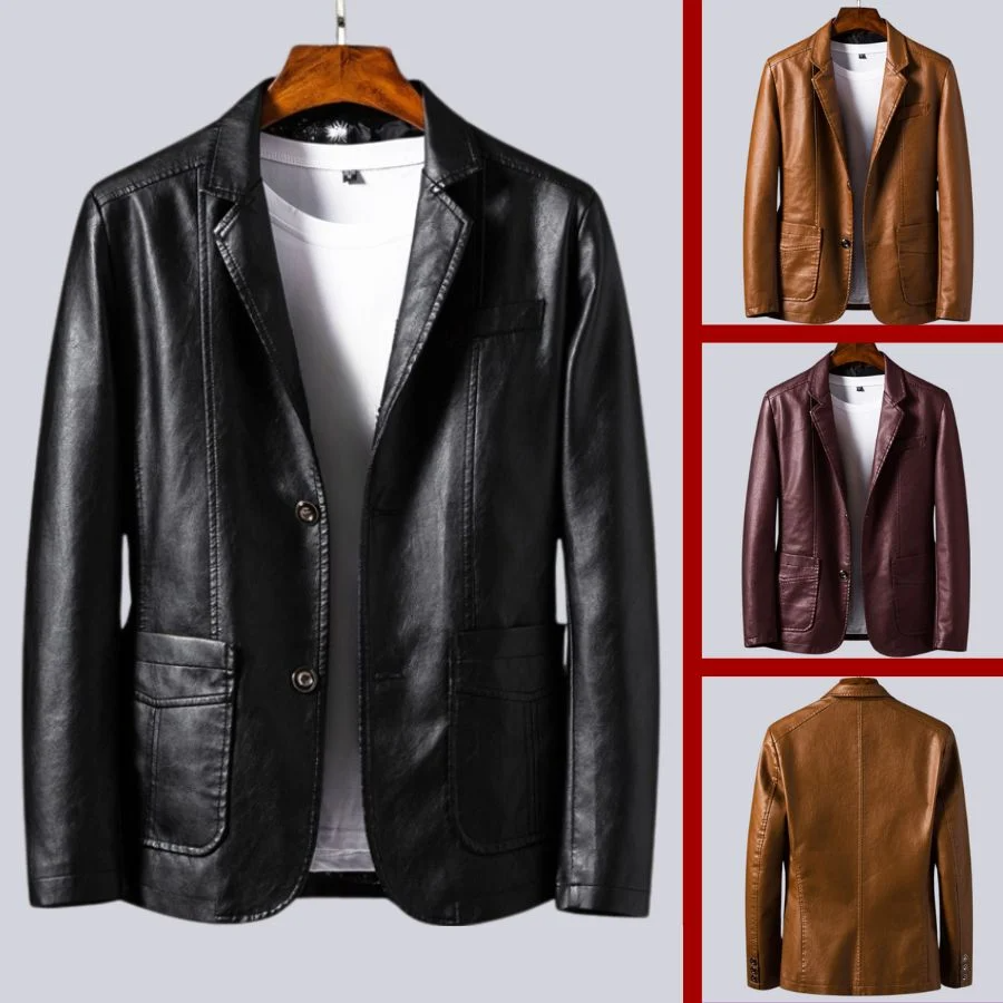 Adrian | Men’s Leather Jacket in Urban Modern Look