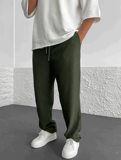 Christophe | Fashionable Wide-Leg Pants with Elastic Waistband