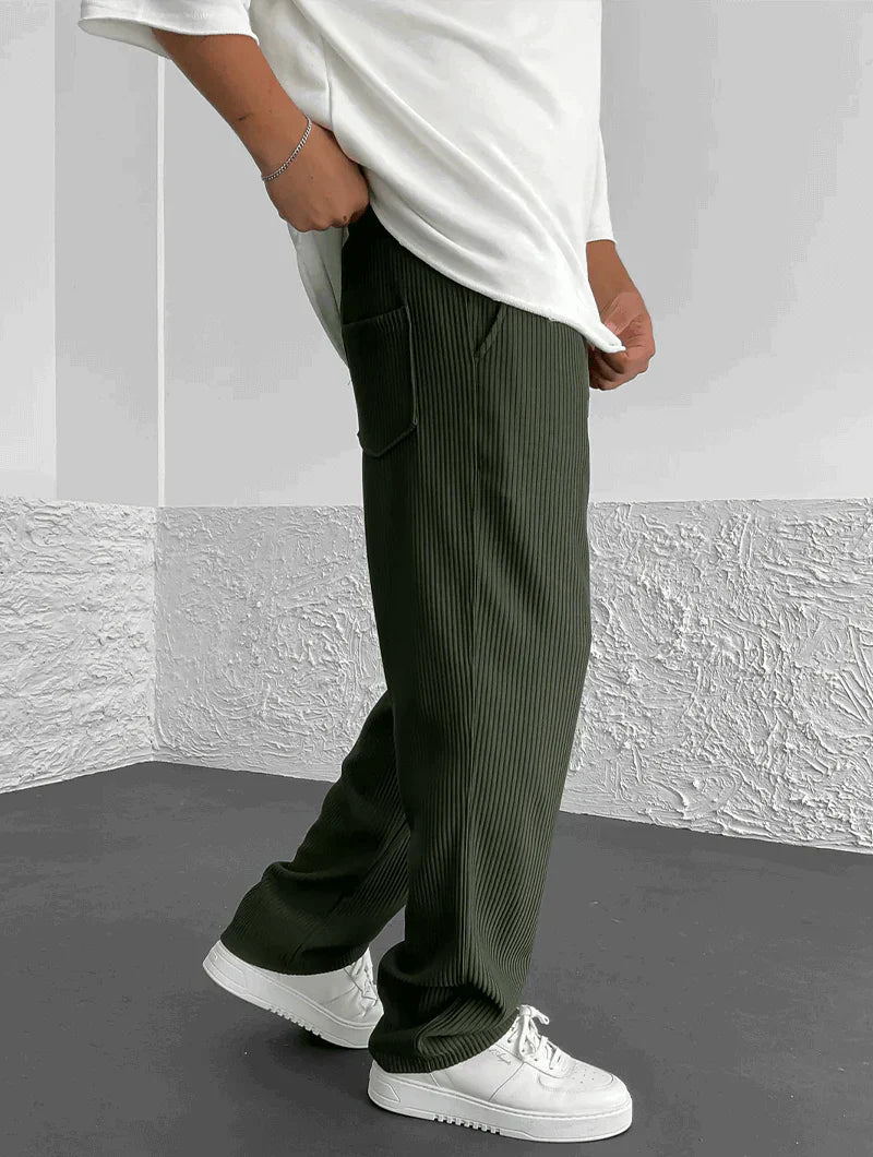 Christophe | Fashionable Wide-Leg Pants with Elastic Waistband