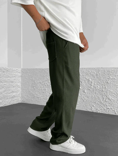 Christophe | Fashionable Wide-Leg Pants with Elastic Waistband