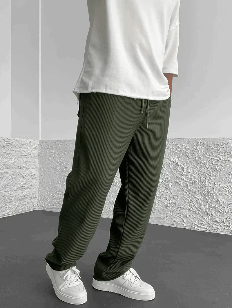 Christophe | Fashionable Wide-Leg Pants with Elastic Waistband