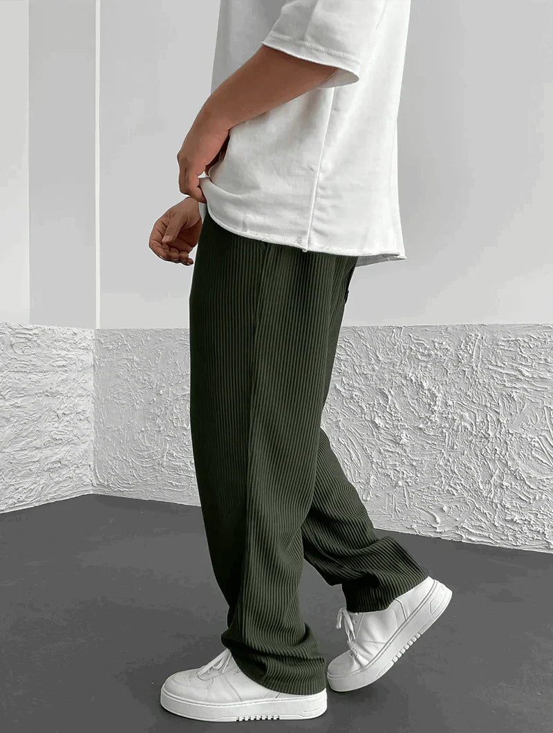 Christophe | Fashionable Wide-Leg Pants with Elastic Waistband