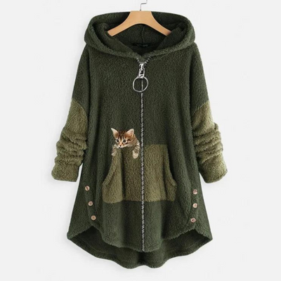 Stella | Fluffy Winter Hoodie with Warm Hood