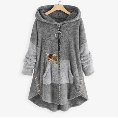 Stella | Fluffy Winter Hoodie with Warm Hood